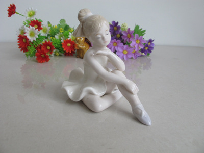 【廠家直銷 陶瓷工藝品 超萌可愛芭蕾小女孩子 0107】價格,廠家,圖片,陶瓷工藝品,德化縣冠亞陶瓷工藝廠-